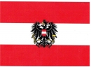 Aufkleber Österreich mit Wappen | 7 x 9.5 cm